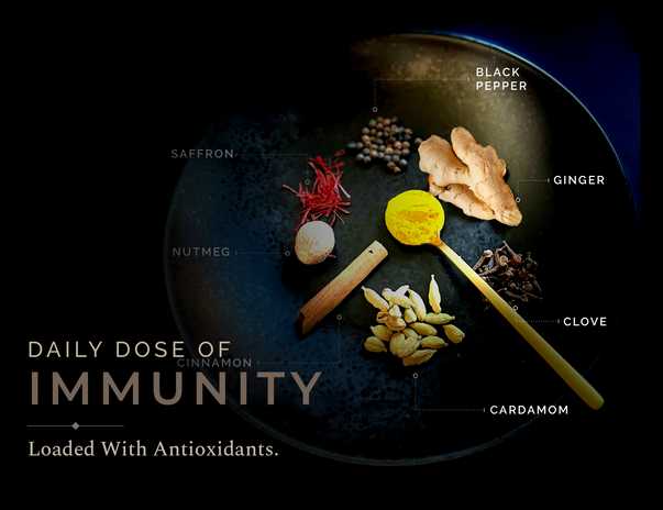 Turmeric Spice Latte | Divine Haldi Doodh