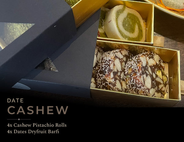 Assorted 8 Mithai Box - Luxury Gift Box with 3 Curated Variants