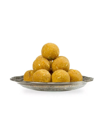 Slow Roasted Dry Fruit Besan Ladoo