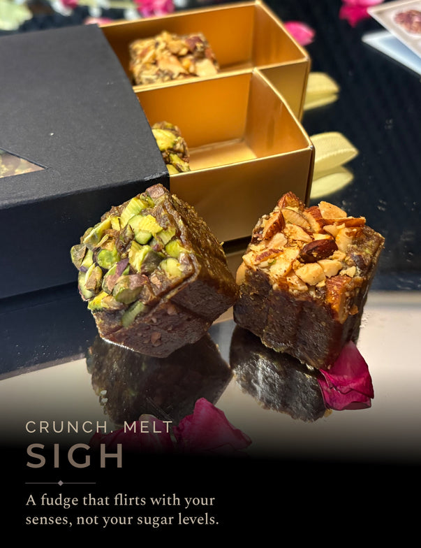 Pistachio Rose Fudge - No added Sugar