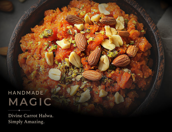 Slow Cooked Gajar Halwa (Carrot Pudding)