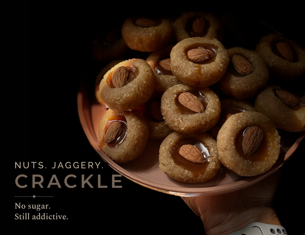 Caramel Almond Gud Barfi