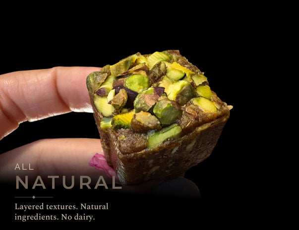 Pistachio Rose Fudge - No added Sugar