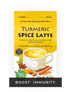 Turmeric Spice Latte | Divine Haldi Doodh