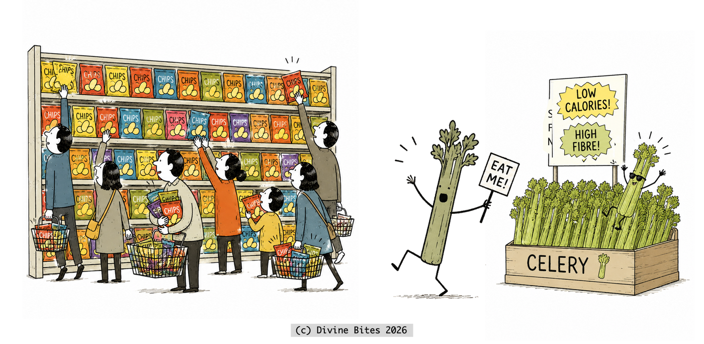 Why do so many "healthy snacks" fail?