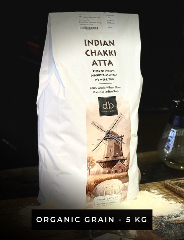 Divine Oragnic Grain Chakki Atta