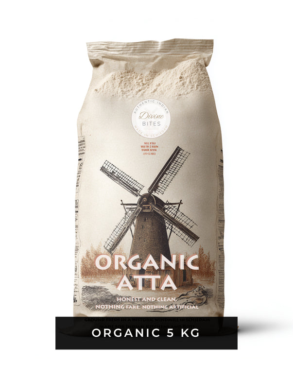 Divine Oragnic Grain Chakki Atta - Freshly Ground in Schiedam [Preorder]