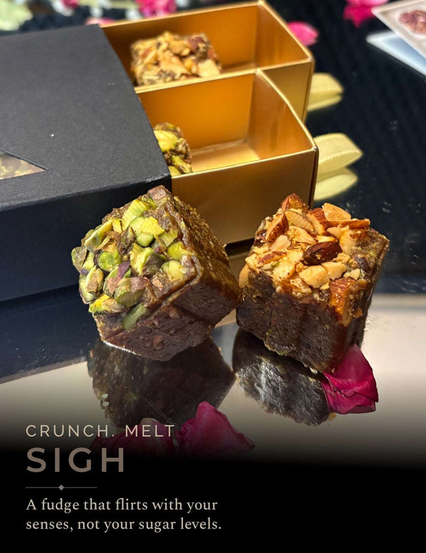 Pistachio Rose Fudge - No added Sugar