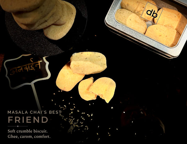 Salted Ajwain Tea Cookies