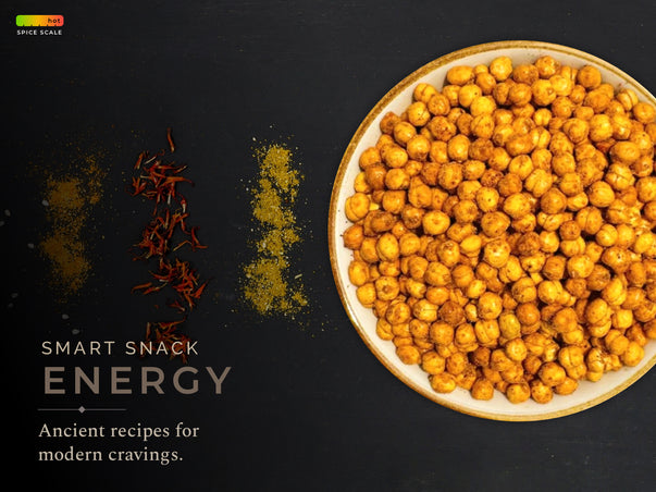 Roasted Spicy Chickpea | Vegan Snack High on Protein | 200g