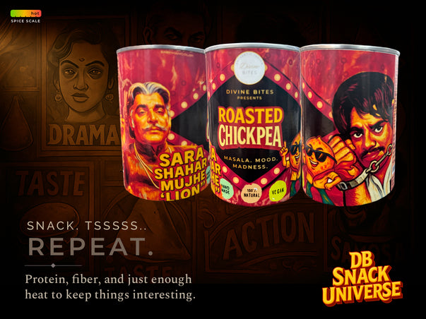 Roasted Spicy Chickpea | Vegan Snack High on Protein | 200g