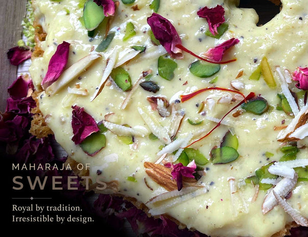 Divine Malai Ghevar – The Maharaja of Sweets