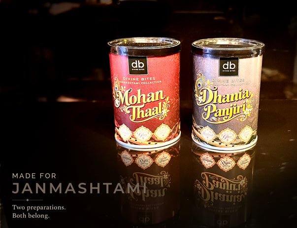 Janmashtami Mithai Box | Mohan Thaal & Dhania Panjiri