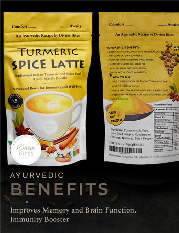 Turmeric Spice Latte | Divine Haldi Doodh