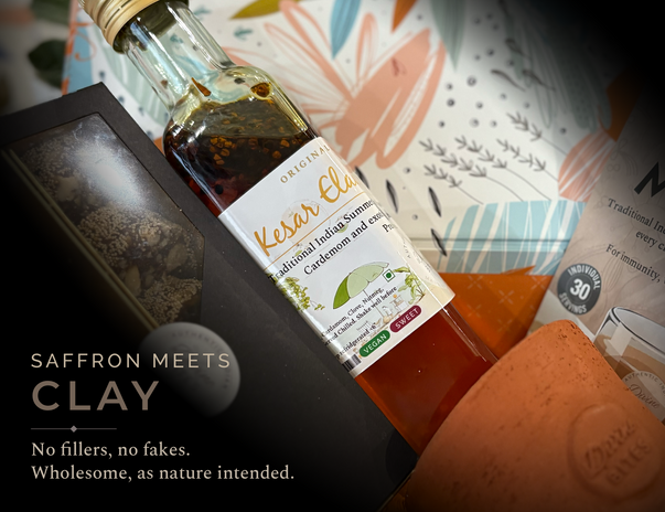 Kesar Sharbat | Saffron Cardamom Syrup | Premium Natural Mixer for Mocktails & Summer Drinks