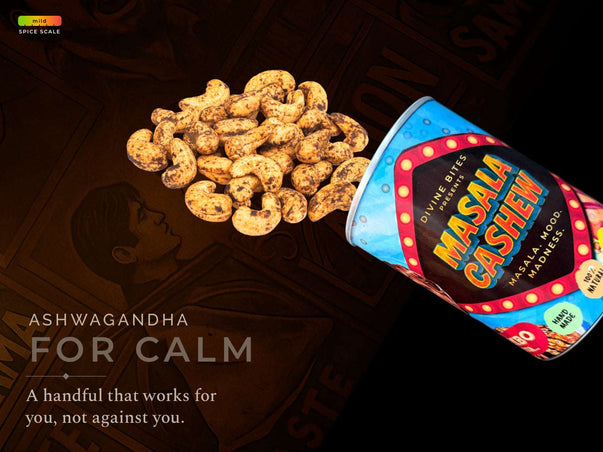 Vegan Roasted Masala Cashew | With Ashwagandha | 200g