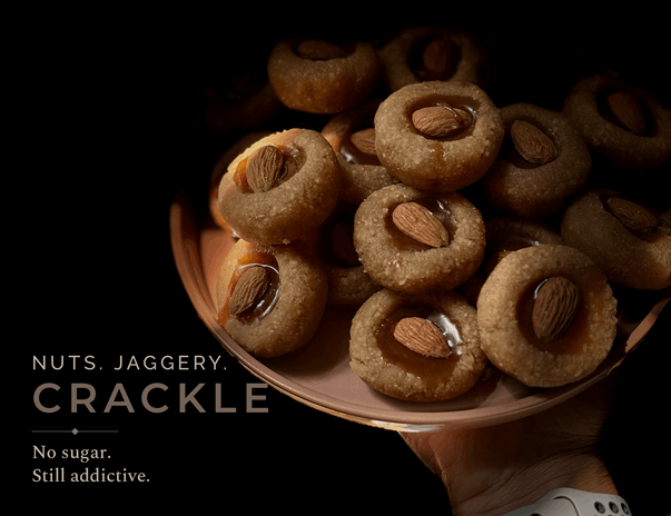 Caramel Almond Gud Barfi