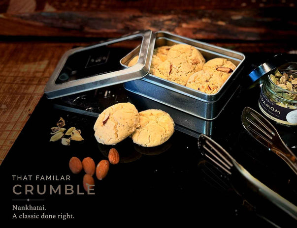 Cardamom Nankhatai - Elaichi Biscuit