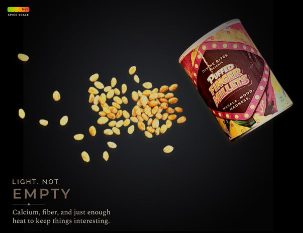 Puffed Finger Millet (Ragi) | Vegan Snack | Naturally Rich in Calcium