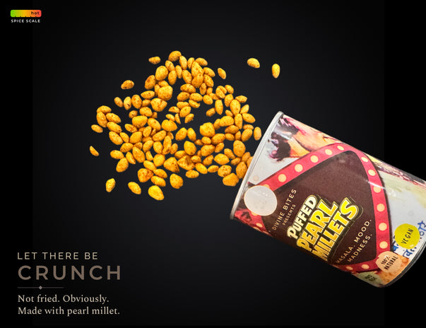Puffed Pearl Millet | Vegan Snack | Naturally Rich in Fiber