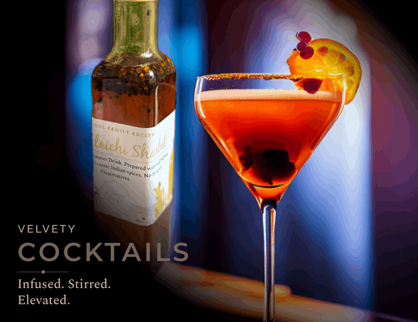 Kesar Sharbat | Saffron Cardamom Syrup | Premium Natural Mixer for Mocktails & Summer Drinks