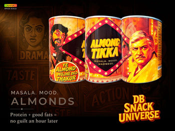 Vegan Roasted Tikka Masala Almonds | Rich in Protein | 200g