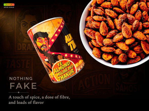 Vegan Roasted Tikka Masala Almonds | Rich in Protein | 200g