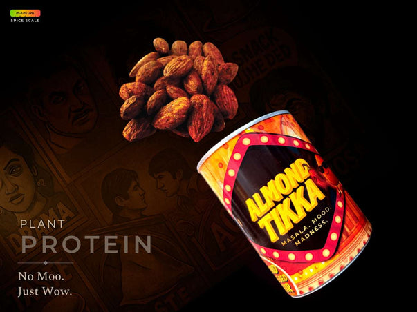 Vegan Roasted Tikka Masala Almonds | Rich in Protein | 200g